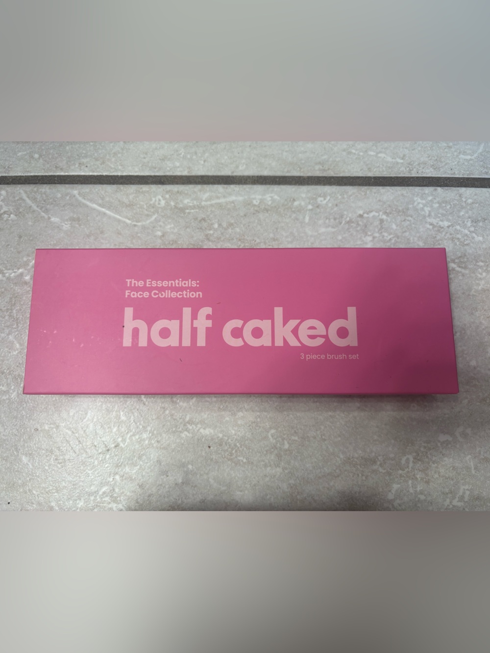 NEW Half Caked The Essentials: Face Collection 3-Piece Brush Set